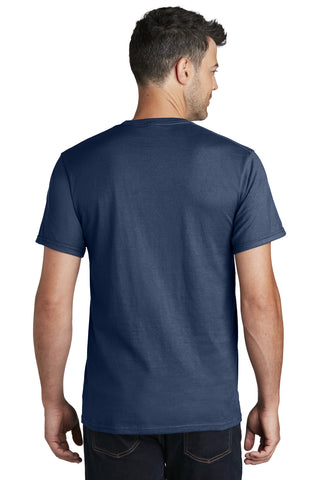 Port & Company Ring Spun Cotton Tee (Navy)