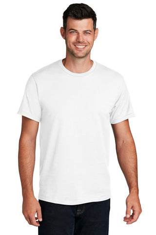 Port & Company Ring Spun Cotton Tee (White)