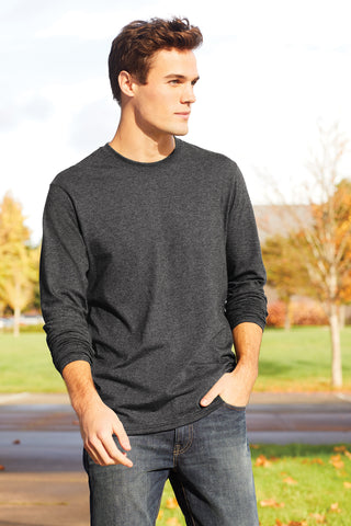 Port & Company Tri-Blend Long Sleeve Tee (Team Navy Heather)