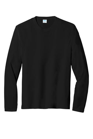 Port & Company Tri-Blend Long Sleeve Tee (Black)