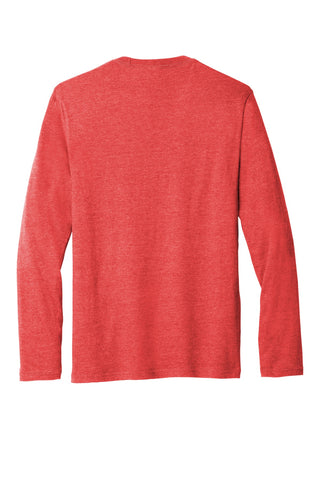 Port & Company Tri-Blend Long Sleeve Tee (Bright Red Heather)