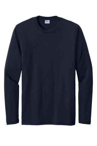 Port & Company Tri-Blend Long Sleeve Tee (Deep Navy)