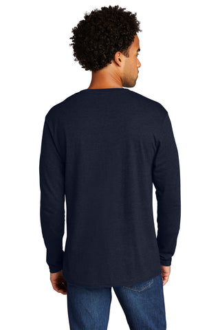 Port & Company Tri-Blend Long Sleeve Tee (Deep Navy)