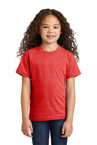 Port & Company Youth Tri-Blend Tee (Bright Red Heather)