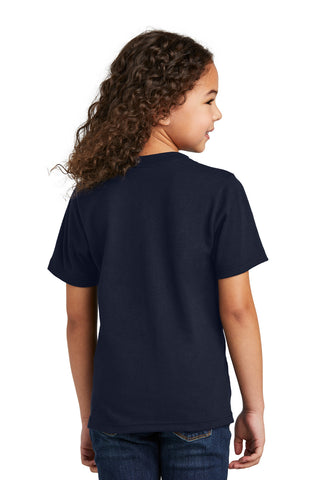 Port & Company Youth Tri-Blend Tee (Deep Navy)