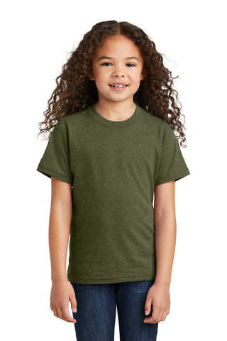 Port & Company Youth Tri-Blend Tee (Military Green Heather)