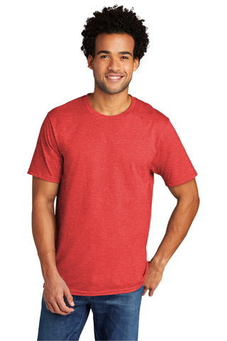 Port & Company Tri-Blend Tee (Bright Red Heather)