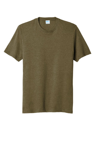 Port & Company Tri-Blend Tee (Coyote Brown Heather)