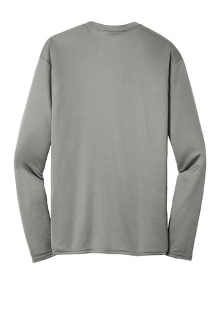 Port & Company Long Sleeve Performance Tee (Grey Concrete)