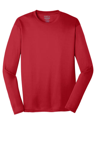 Port & Company Long Sleeve Performance Tee (Red)