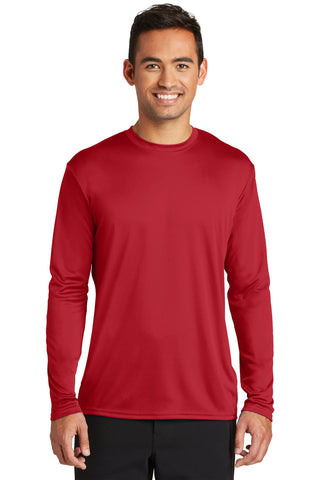 Port & Company Long Sleeve Performance Tee (Red)