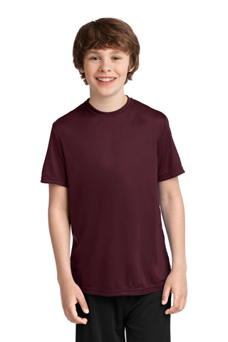 Port & Company Youth Performance Tee (Athletic Maroon)