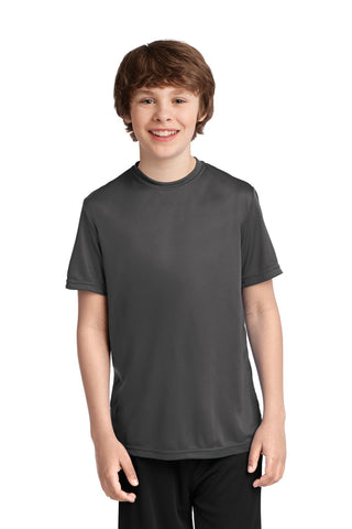 Port & Company Youth Performance Tee (Charcoal)