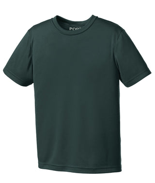 Port & Company Youth Performance Tee (Dark Green)