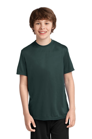 Port & Company Youth Performance Tee (Dark Green)