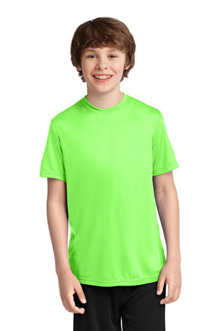 Port & Company Youth Performance Tee (Neon Green)