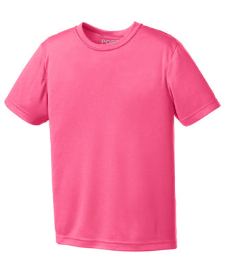 Port & Company Youth Performance Tee (Neon Pink)