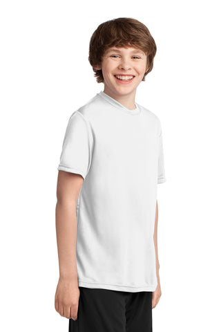 Port & Company Youth Performance Tee (White)