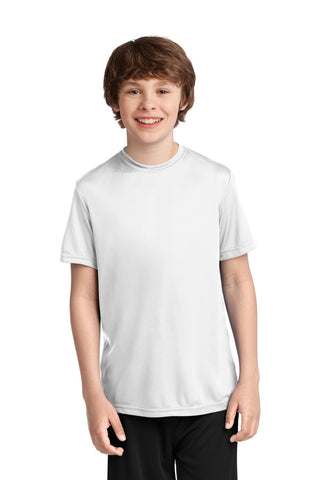 Port & Company Youth Performance Tee (White)