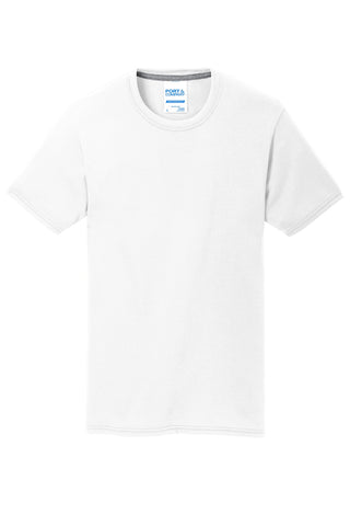 Port & Company Youth Performance Blend Tee (White)
