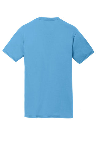 Port & Company Performance Blend Tee (Aquatic Blue)