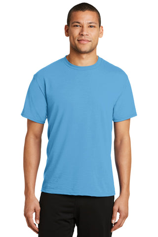 Port & Company Performance Blend Tee (Aquatic Blue)