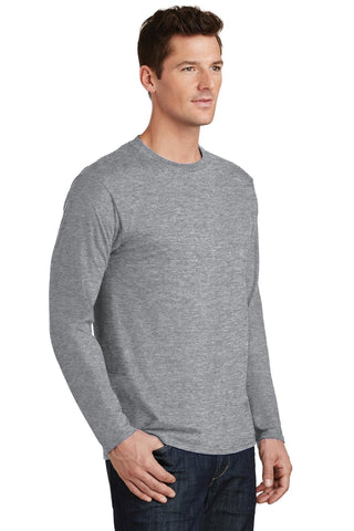 Port & Company Long Sleeve Fan Favorite Tee (Athletic Heather)