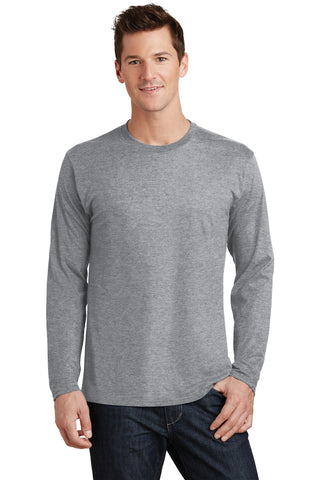 Port & Company Long Sleeve Fan Favorite Tee (Athletic Heather)