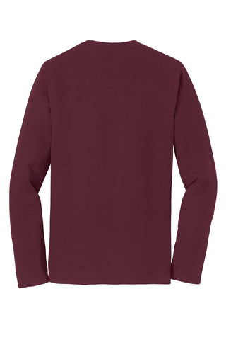 Port & Company Long Sleeve Fan Favorite Tee (Athletic Maroon)