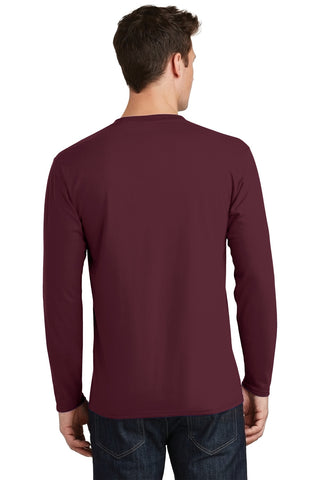 Port & Company Long Sleeve Fan Favorite Tee (Athletic Maroon)