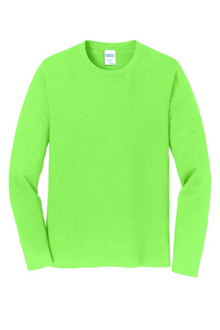 Port & Company Long Sleeve Fan Favorite Tee (Flash Green)