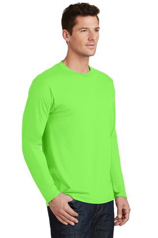 Port & Company Long Sleeve Fan Favorite Tee (Flash Green)