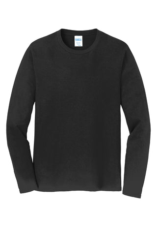 Port & Company Long Sleeve Fan Favorite Tee (Jet Black)