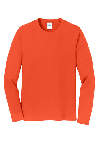 Port & Company Long Sleeve Fan Favorite Tee (Orange)