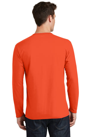 Port & Company Long Sleeve Fan Favorite Tee (Orange)