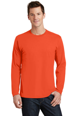 Port & Company Long Sleeve Fan Favorite Tee (Orange)