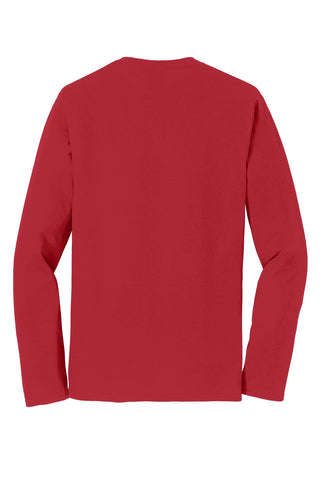 Port & Company Long Sleeve Fan Favorite Tee (Team Cardinal)