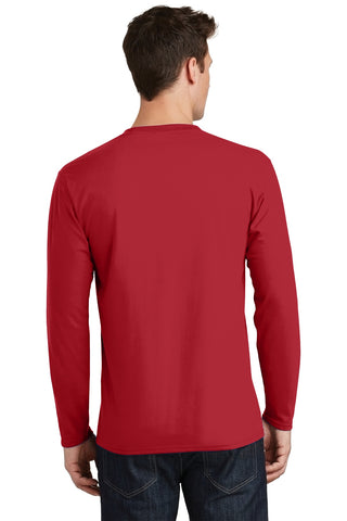 Port & Company Long Sleeve Fan Favorite Tee (Team Cardinal)