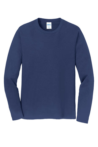 Port & Company Long Sleeve Fan Favorite Tee (Team Navy)