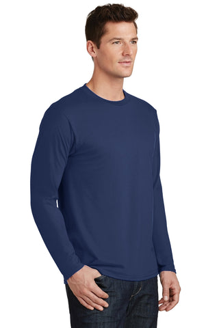 Port & Company Long Sleeve Fan Favorite Tee (Team Navy)