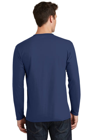 Port & Company Long Sleeve Fan Favorite Tee (Team Navy)