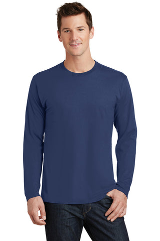 Port & Company Long Sleeve Fan Favorite Tee (Team Navy)