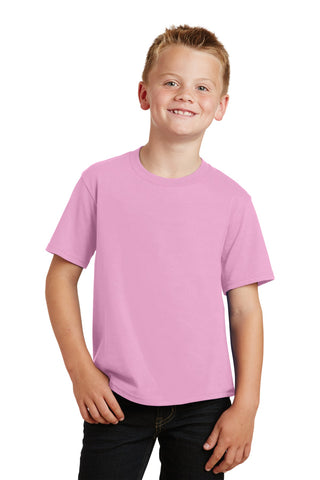 Port & Company Youth Fan Favorite Tee (Candy Pink)