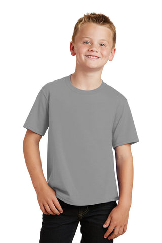 Port & Company Youth Fan Favorite Tee (Medium Grey)