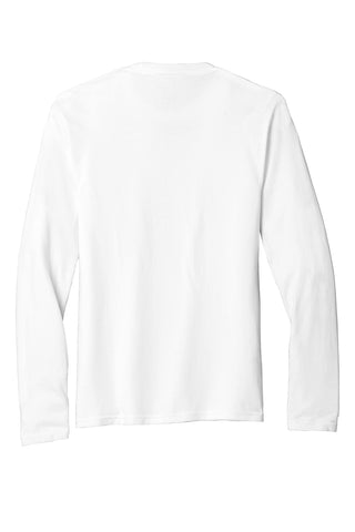 Port & Company Long Sleeve Fan Favorite Blend Tee (White)