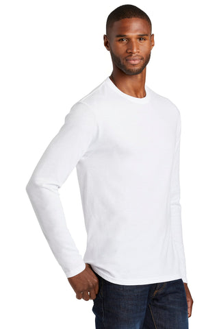 Port & Company Long Sleeve Fan Favorite Blend Tee (White)