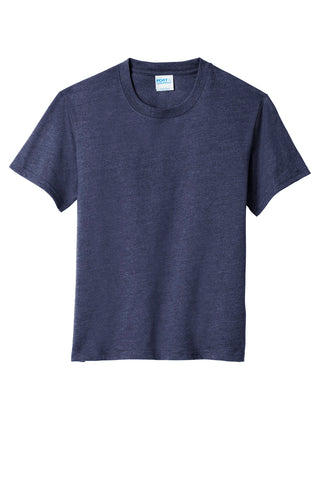 Port & Company Youth Fan Favorite Blend Tee (Team Navy Heather)