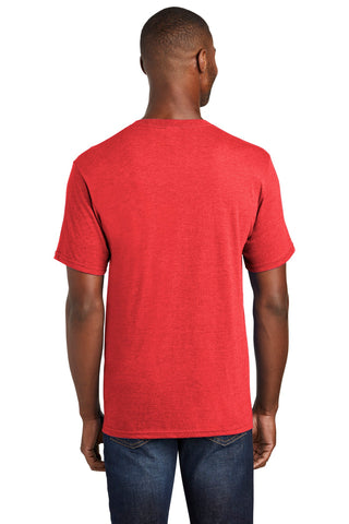 Port & Company Fan Favorite Blend Tee (Bright Red Heather)