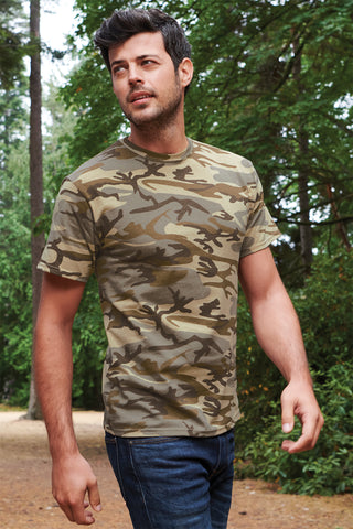 Port & Company Core Cotton Camo Tee (Military Camo)