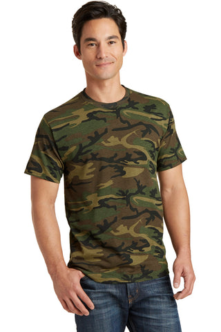 Port & Company Core Cotton Camo Tee (Military Camo)